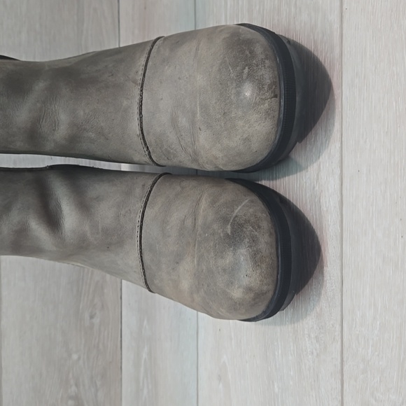 Sorel Women Ankle Hidden Wedge Leather Boots Shoes Sz 11 - Picture 5 of 12